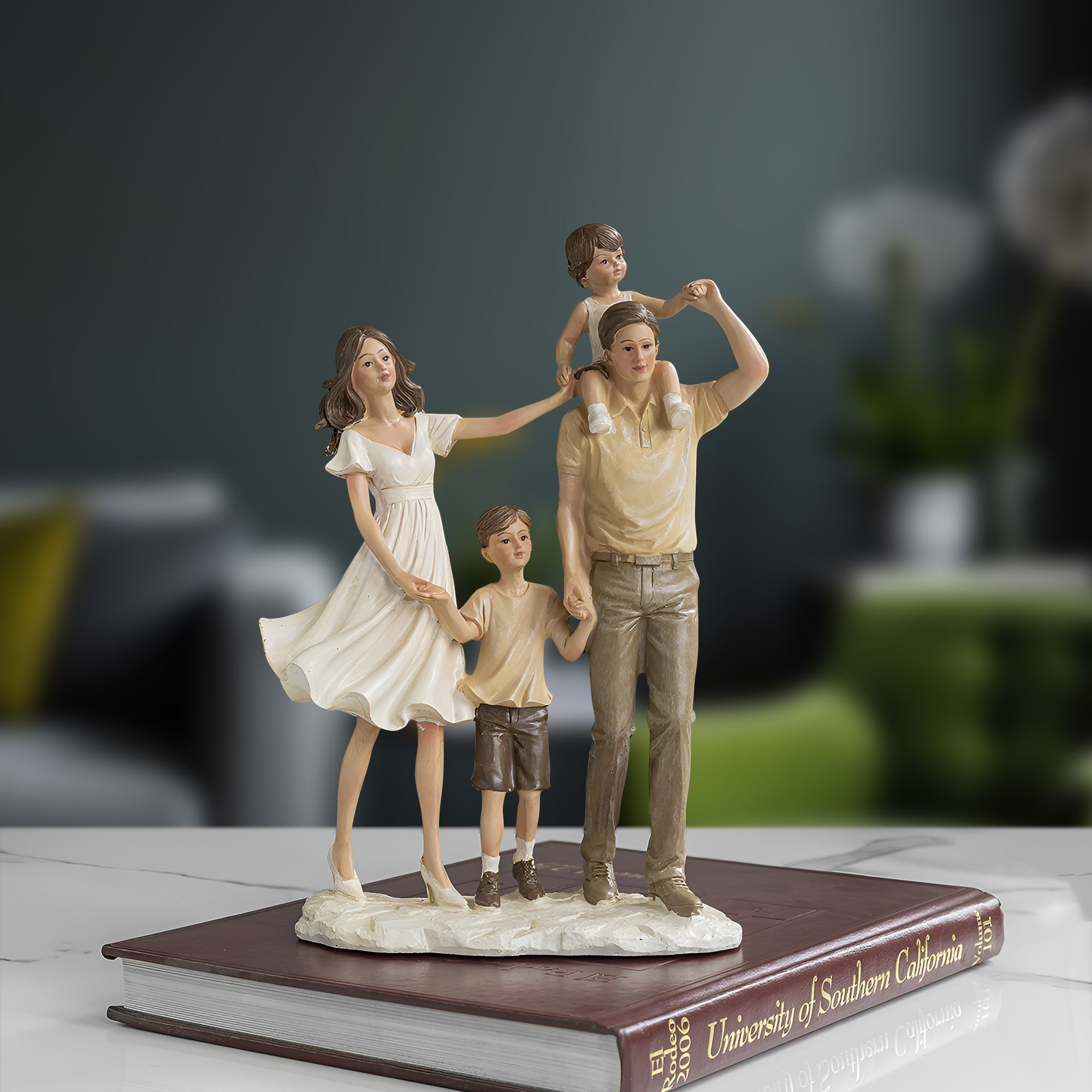 Celebrate Togetherness with Our Elegant Family Resin Showpiece