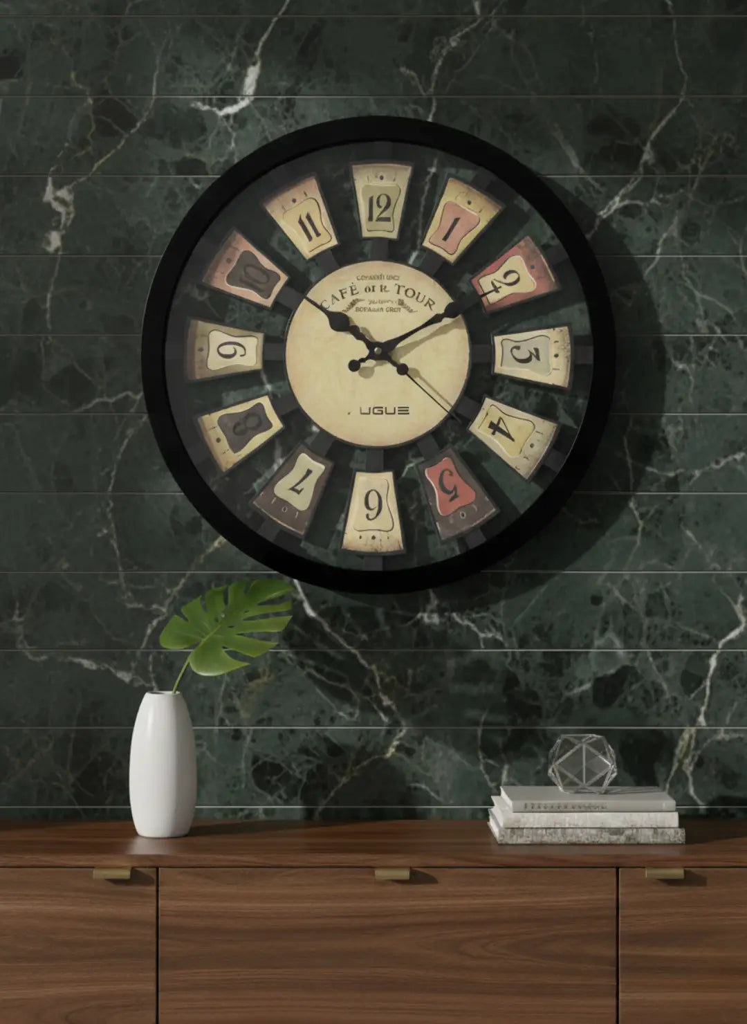 Retro European Wall Clock for Living Room