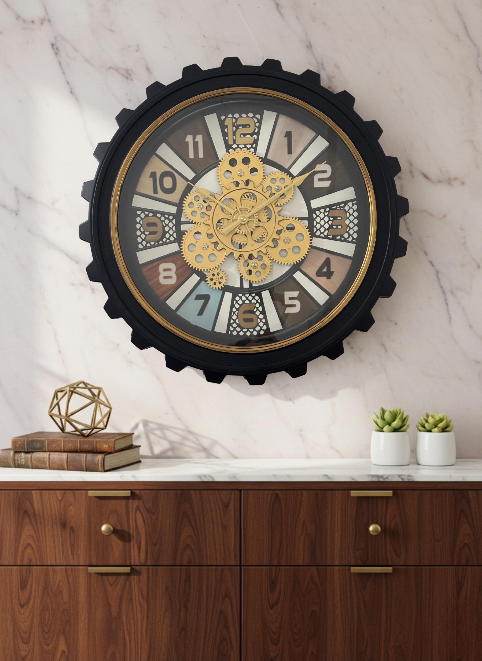 Casino Spin Wheel of Time  Designer Watches Wall Clock For Living Room With Moving Gear Mechanism Buy Wall Clock Online