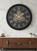 The Phantom Motion Luxury Designer Watches Wall Clock For Living Room With Moving Gear Mechanism Buy Wall Clock Online
