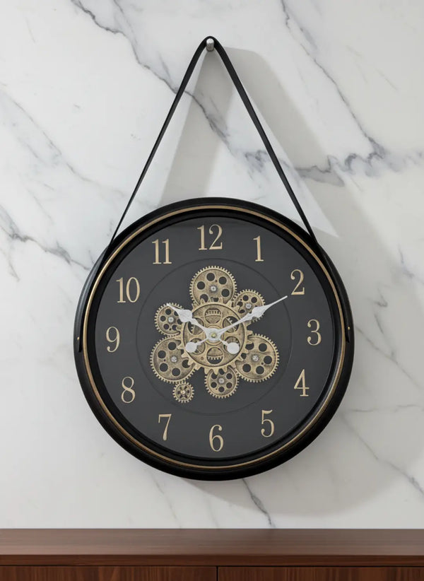 Luxury Hanging Moving Gear Wall Clock