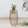 Euphoric Earth Golden Finish - Large Size Planter