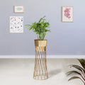 Zen Botanics Gold Stand & Gold Pot - Medium Size Planter