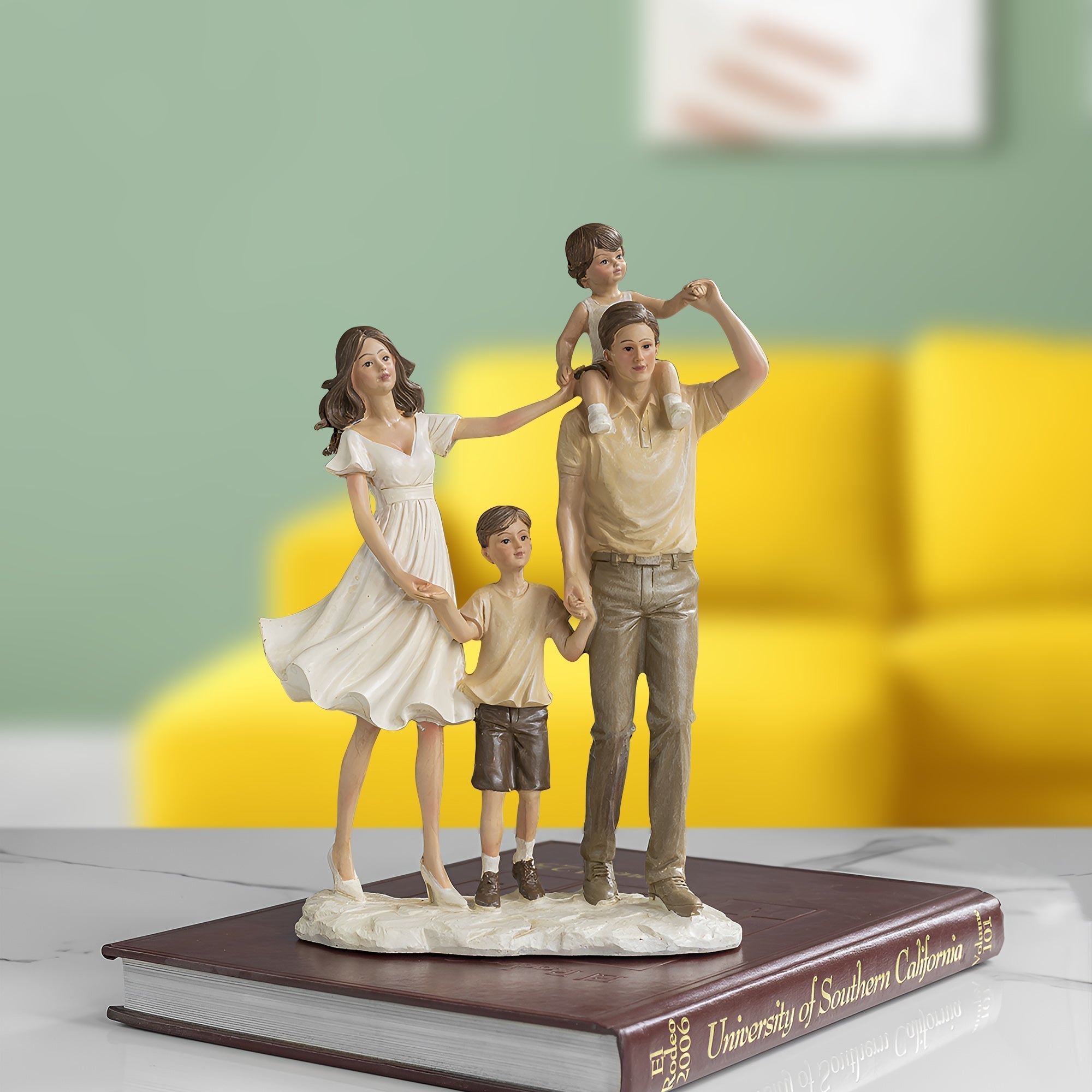 Celebrate Togetherness with Our Elegant Family Resin Showpiece