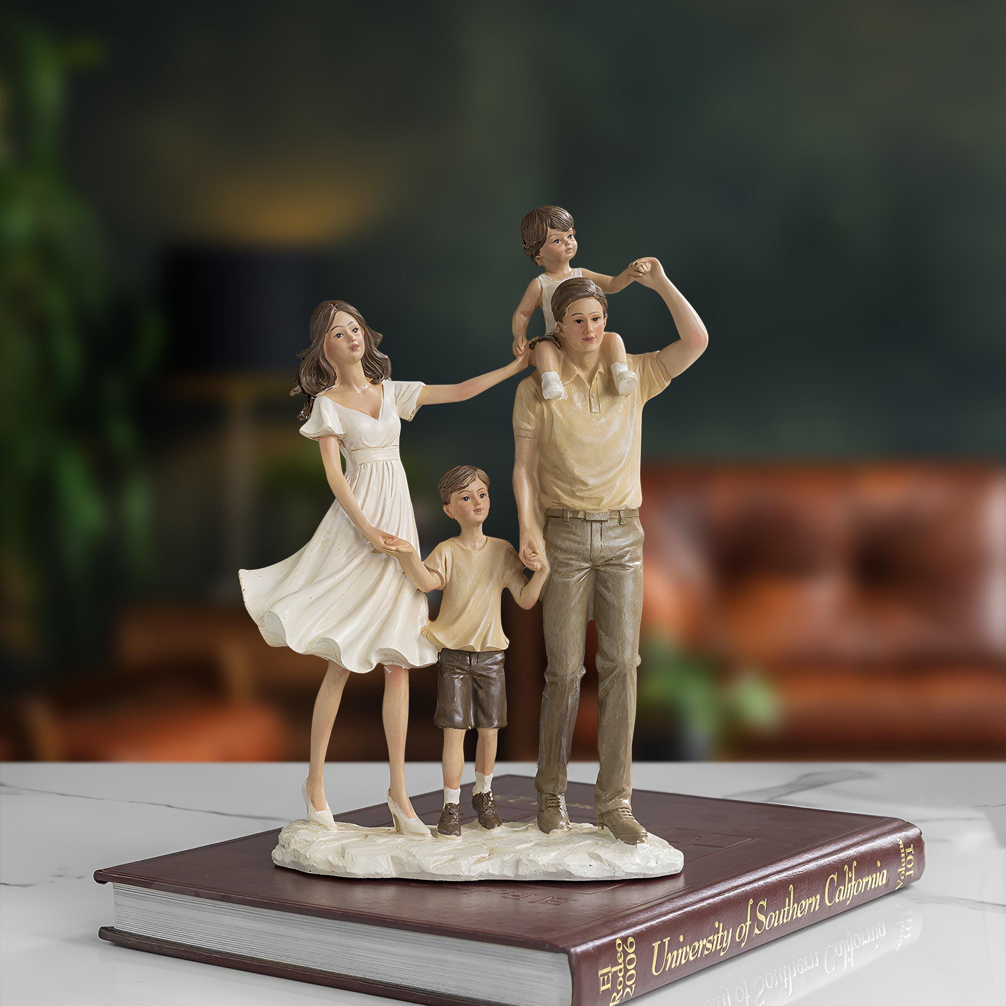 Celebrate Togetherness with Our Elegant Family Resin Showpiece