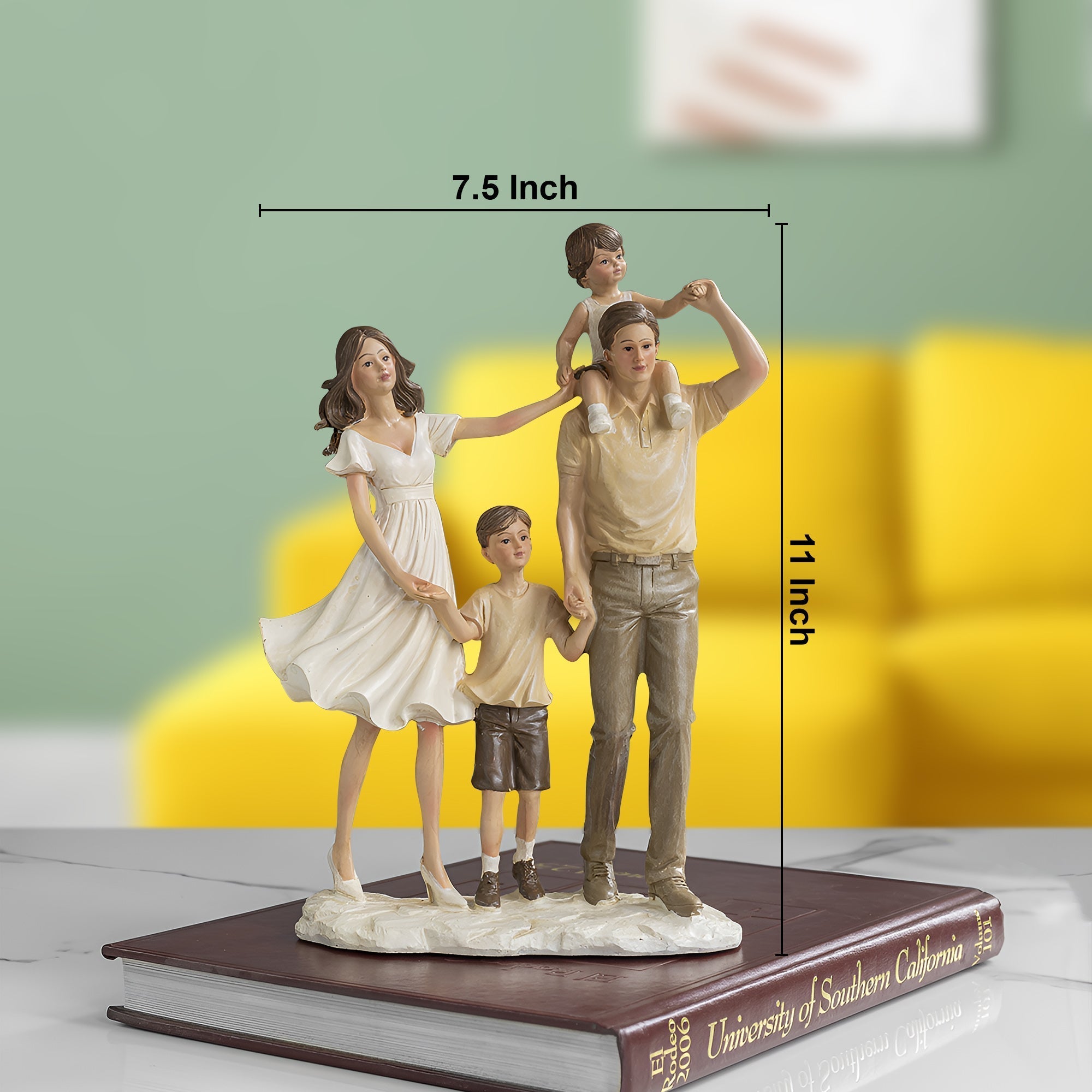 Celebrate Togetherness with Our Elegant Family Resin Showpiece